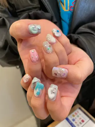 ネイル AOI✩⡱ y2kネイルのネイルデザイン