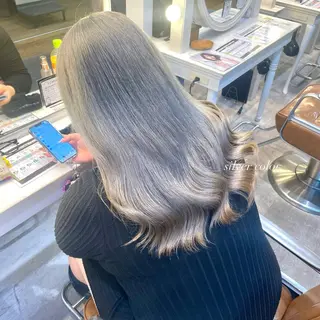 ロング カラー ハイトーンカラー/ 長さだし🐇きょうかのヘアスタイル