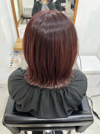 ミディアム カラー ✨🎨ブリーチなし 透明感カラー✨美友のヘアスタイル