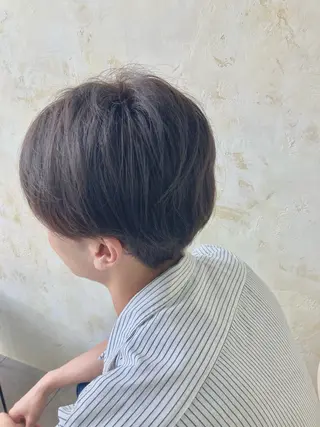 ショート カラー メンズ attrait(アトレ)藤沢所属・✨️髪質改善✨️長嶋 美春のヘアスタイル