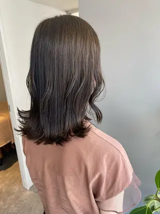 ミディアム カラー ヘアアレンジ ボブ /ニュアンス/ satomi🧸💖のヘアスタイル