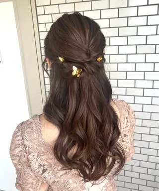 ヘアアレンジ 大人可愛いヘアメイク 💋🧚‍♀️しずかのヘアスタイル