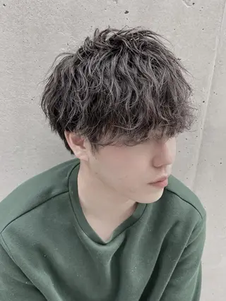 パーマ メンズ メンズ縮毛矯正 ♠️店長下平隼人のヘアスタイル