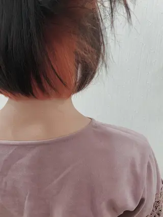 ショート カラー 🌿nudeカラー/ レイヤー/藤原🌿のヘアスタイル