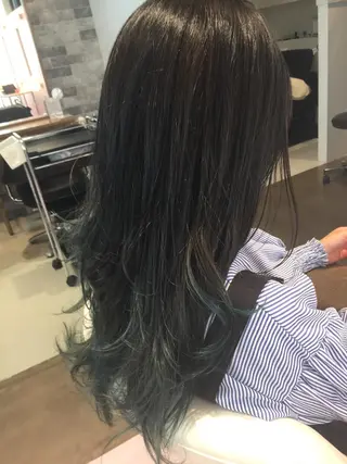 セミロング 所渉/韓国レイヤー /ウルフカットのヘアスタイル