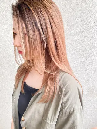 セミロング カラー 栄・伏見 JOULE'Sのヘアスタイル