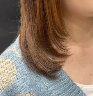 ミディアム 🍊小川実里🍊 /カラーレイヤーのヘアスタイル