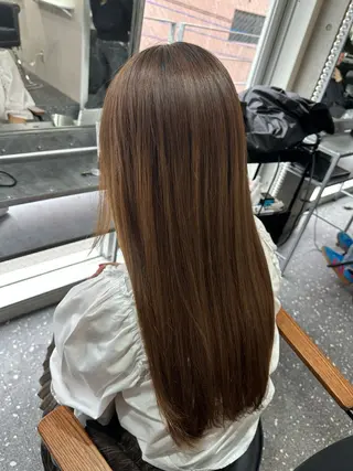 ロング パーマ 髪質改善⭐️縮毛矯正 中野⭐️Rinaのヘアスタイル