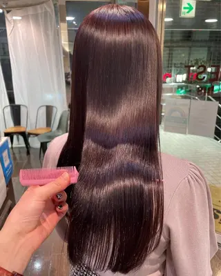 セミロング パーマ メンズ/艶髪/カラー サクラ🌸のヘアスタイル