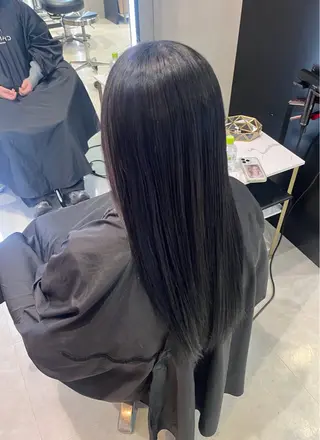 ロング カラー 透明感韓国ヘア💜 Harutoのヘアスタイル