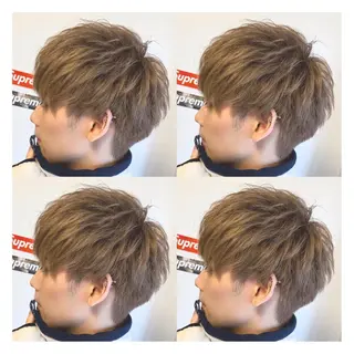 ショート カラー メンズ ange☞ soutaのヘアスタイル