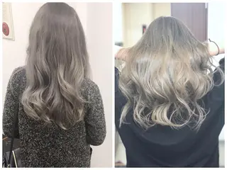 ロング カラー ヤナ マネージャーのヘアスタイル