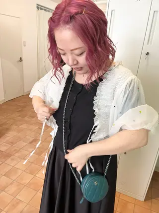 ミディアム カラー 🎀可愛くします💗 空きあり✨のヘアスタイル