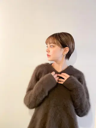 ショート カラー Takuma Suzuki中目黒のヘアスタイル