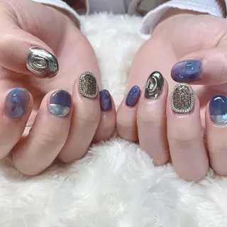 カラー ネイル Cozy_ ilumのネイルデザイン