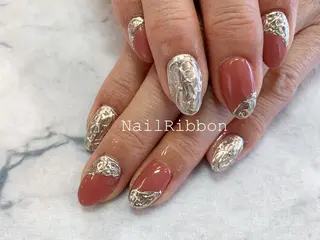 ネイル ネイルリボン 石田のネイルデザイン