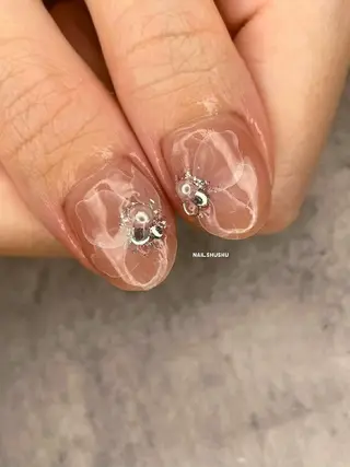 ネイル 3dパーツ/流行り 👧shushu❤️のネイルデザイン