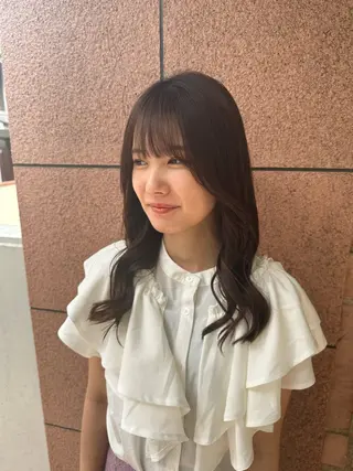 セミロング Taguuu.所属・💎耳ツボジュエリー ＆ヘアサロン✂️のヘアスタイル