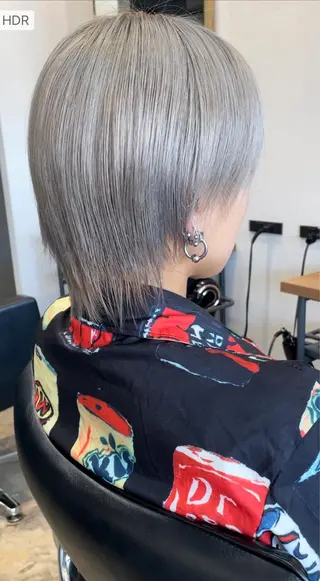 ショート カラー 《nico》 髙橋秋花🖤🧡のヘアスタイル