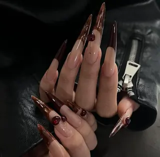 ネイル By moonネイル 🌷ワンホン/韓国風のネイルデザイン