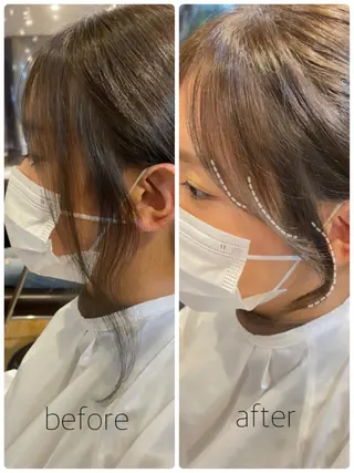 ミディアム チヒョ🦋 韓国hair🇰🇷のヘアスタイル