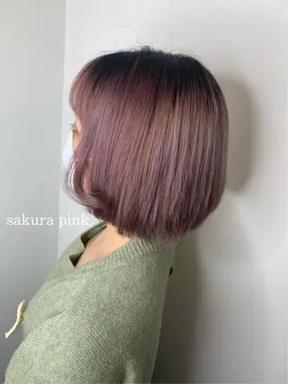 ショート カラー 🌈re-room EIKI🇰🇷のヘアスタイル