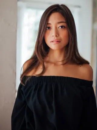 ミディアム カラー パーマ ヘアアレンジ amie 高崎 【アミ】のヘアスタイル