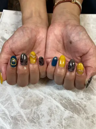 ミディアム ネイル ネイルサロン ステラのネイルデザイン