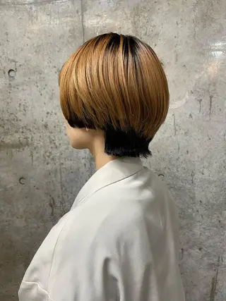 ショート 透明感🫧半個室 yukaのヘアスタイル