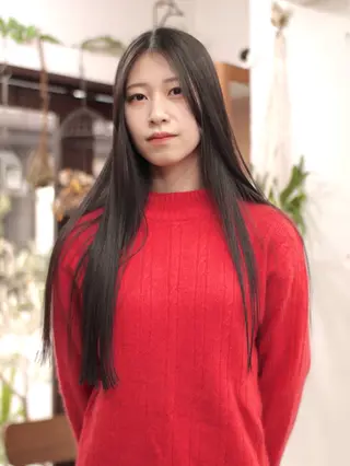 ロング カラー 木村陸弥 似合わせ 透明感カラー🌿のヘアスタイル