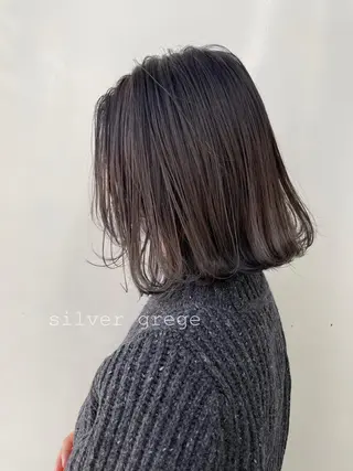 ミディアム カラー パーマ ヘアアレンジ 女性スタイリスト専門サロン Zina 天神所属・NANA／trend style🕊🍑のヘアスタイル