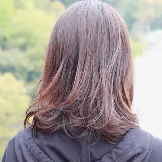 ミディアム パーマ Viage （ビアージュ）のヘアスタイル