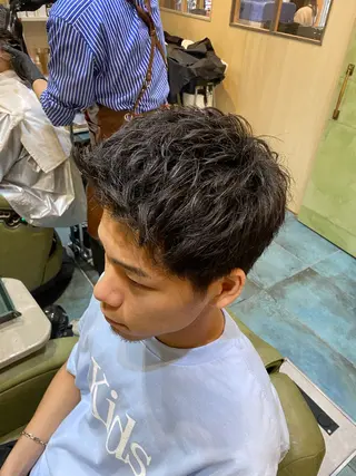 ショート メンズ メンズカット/パーマ 福島区SOSOのヘアスタイル