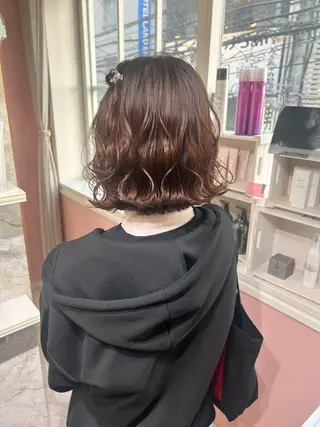 ミディアム 梅田/韓国ヘア /アレンジ/manaのヘアスタイル