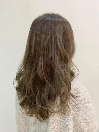 セミロング カラー 西山 雄基のヘアスタイル