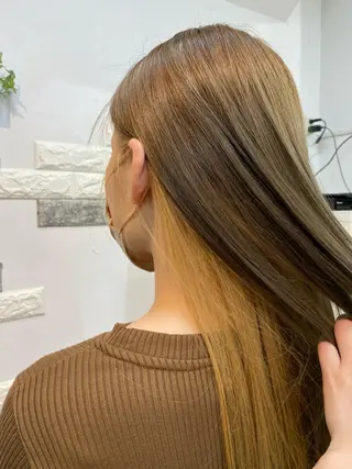 ロング カラー ショートボブ✨️ 池田芽生のヘアスタイル