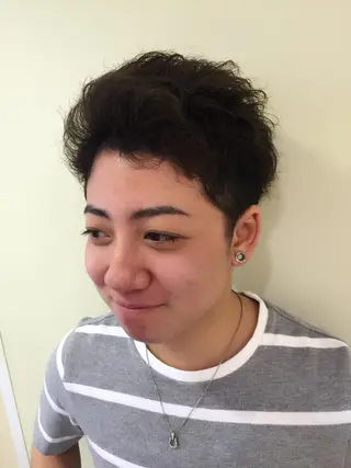 ショート メンズ 今村 愛美のヘアスタイル