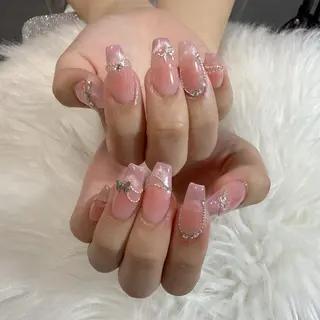 ネイル 🎀nana🫧 ワンホンネイル🎀のネイルデザイン