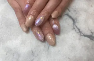 ネイル ネイルリボン 受付スタッフのネイルデザイン