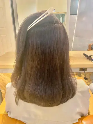 セミロング カラー ヘアアレンジ ✨髪質改善/透明感✨ 西野　陽のヘアスタイル