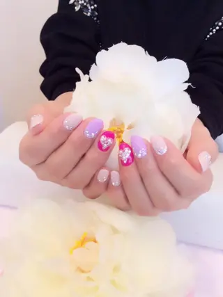 ミディアム TAKAMATSU RINAのネイルデザイン