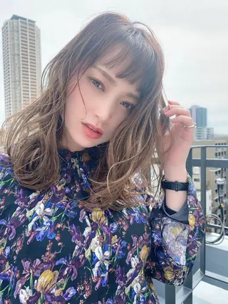 ロング カラー ⭐️Shelter by TOKYO⭐️のヘアスタイル