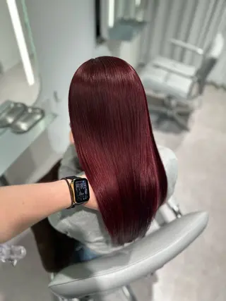 ミディアム カラー 髪質改善 支持率 Ｎｏ.1いぶきのヘアスタイル