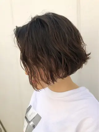 ショート カラー ノグチ ユウキ/ボブのヘアスタイル