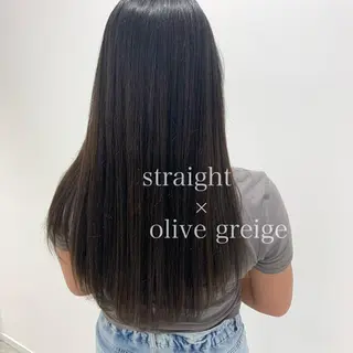 ロング カラー ボブ/美髪矯正 /佐藤　奈巳のヘアスタイル