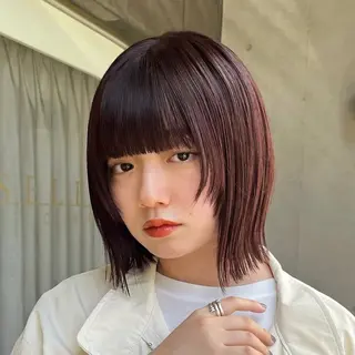 ショート カラー 松本優香/ボブ/ダ ブルカラー/髪質改善のヘアスタイル