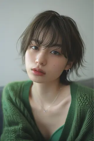 ショート 最新ケアカラー 髪質改善YUTOのヘアスタイル