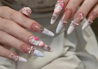 ネイル By moonネイル 🌷ワンホン/韓国風のネイルデザイン