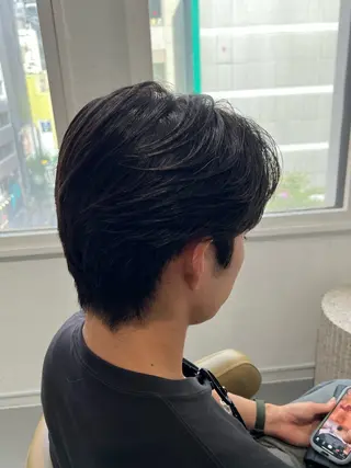 ショート パーマ メンズ Bordo所属・メンズ専門 星雅哉のヘアスタイル