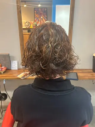 ショート パーマ Hairmake&Spa Tento-所属・コスゲマホ 🩰のヘアスタイル